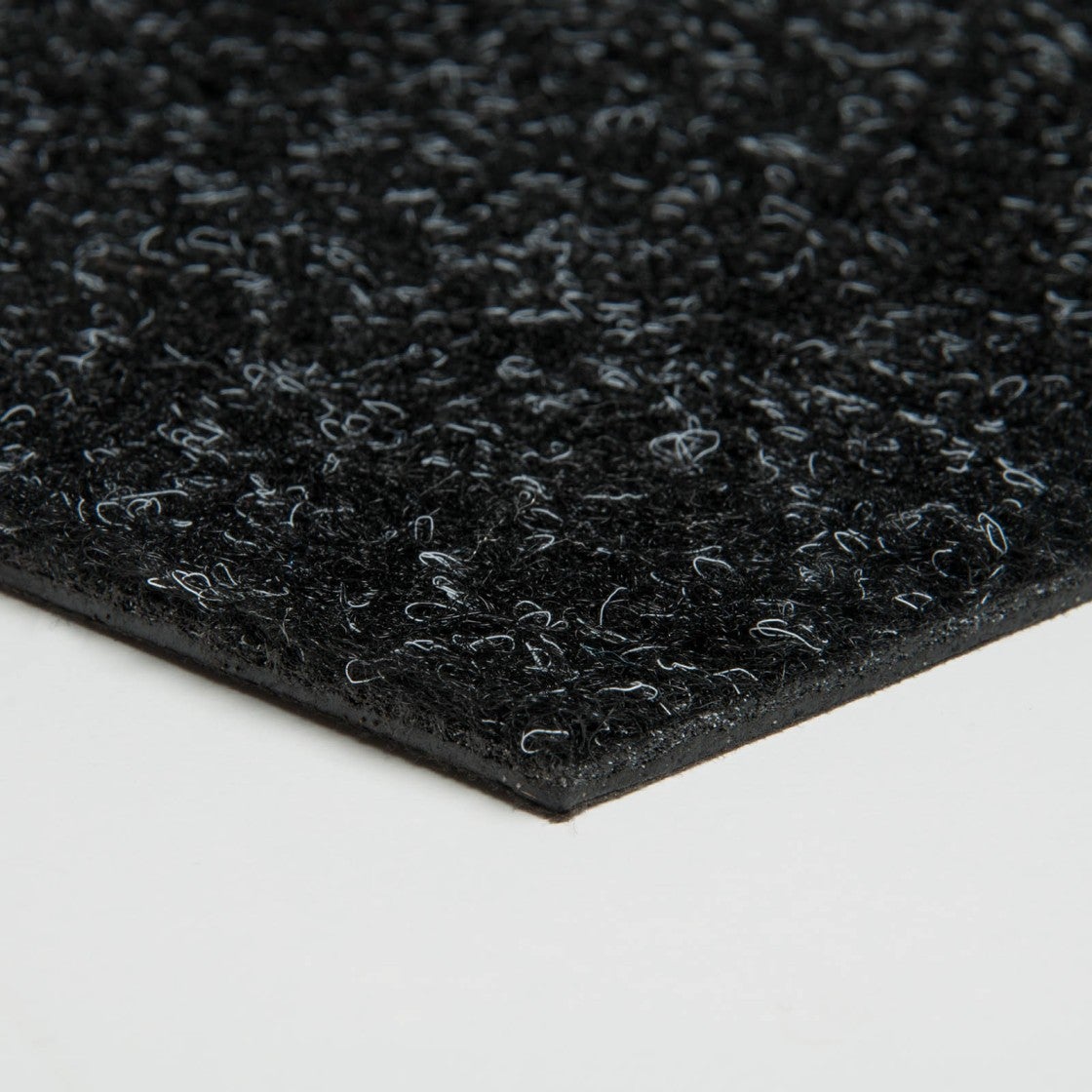 Moquette plombante en dalles pour bureau, Dalle de moquette modulaire aiguilletée sans colle, Dalles de moquette noires professionnelles - 2