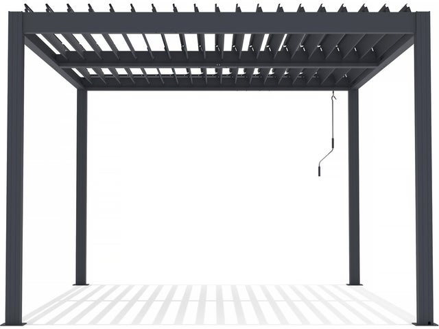 Pergola bioclimatique en aluminium 