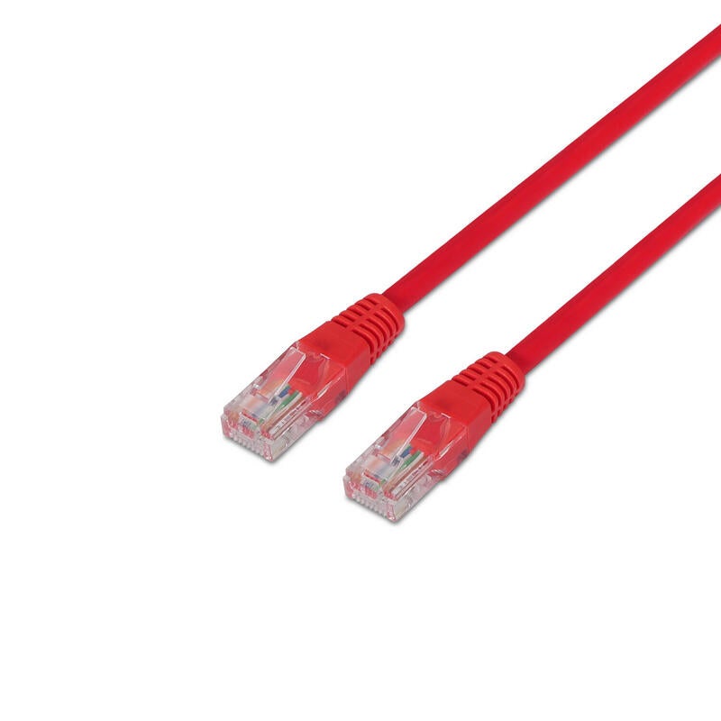 Cavo Di Rete RJ45 AISENS CAT.6A UTP AWG24 - 1,5 Metri, Rosso, LSZH, A145-0560 - 4