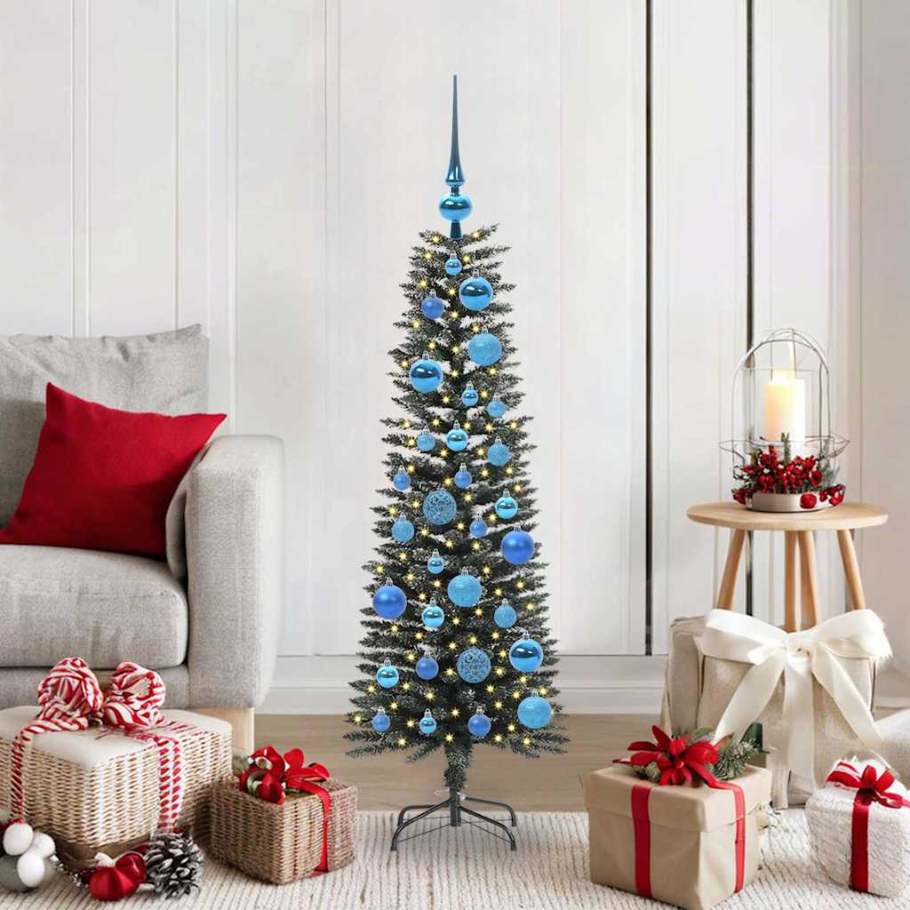 Sztuczna choinka z 150 diodami LED Zielony 40.5 x 40.5 x 120 cm