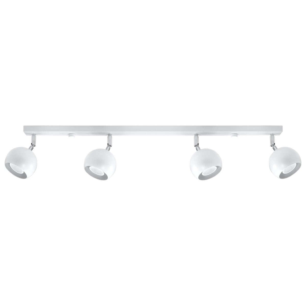 Reflektor sufitowy spot natynkowy Oculare listwa biały chromowany 4xGU10x40W wym: 80 x 80 cm metal Sollux Lighting