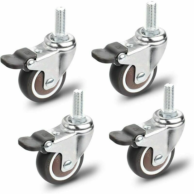 12 Bagues Amortisseurs Skateboard HERCHR - PU 90A - 24mm - Pour Longboard Et Skate