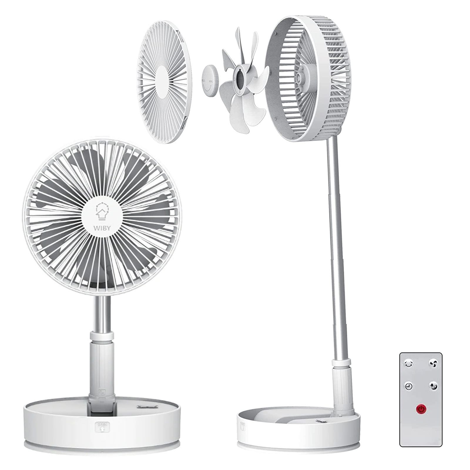 Ventilatore Da Tavolo Bimar VD220 USB - Ricaricabile, Oscillante E Controllo Vocale, 20cm - Foto 7