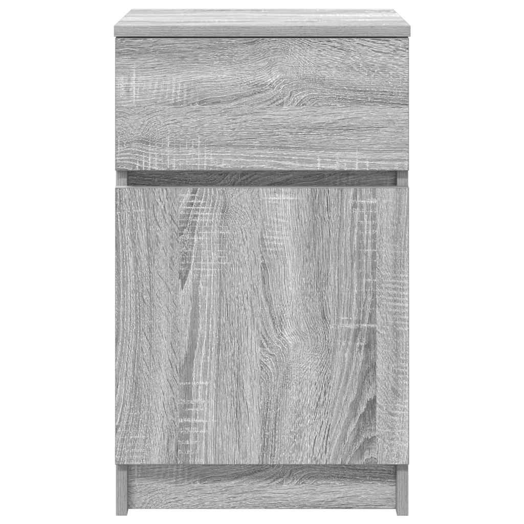 Table de chevet sonoma gris 39x35x65 cm bois d’ingénierie - COMFORTXL - 6