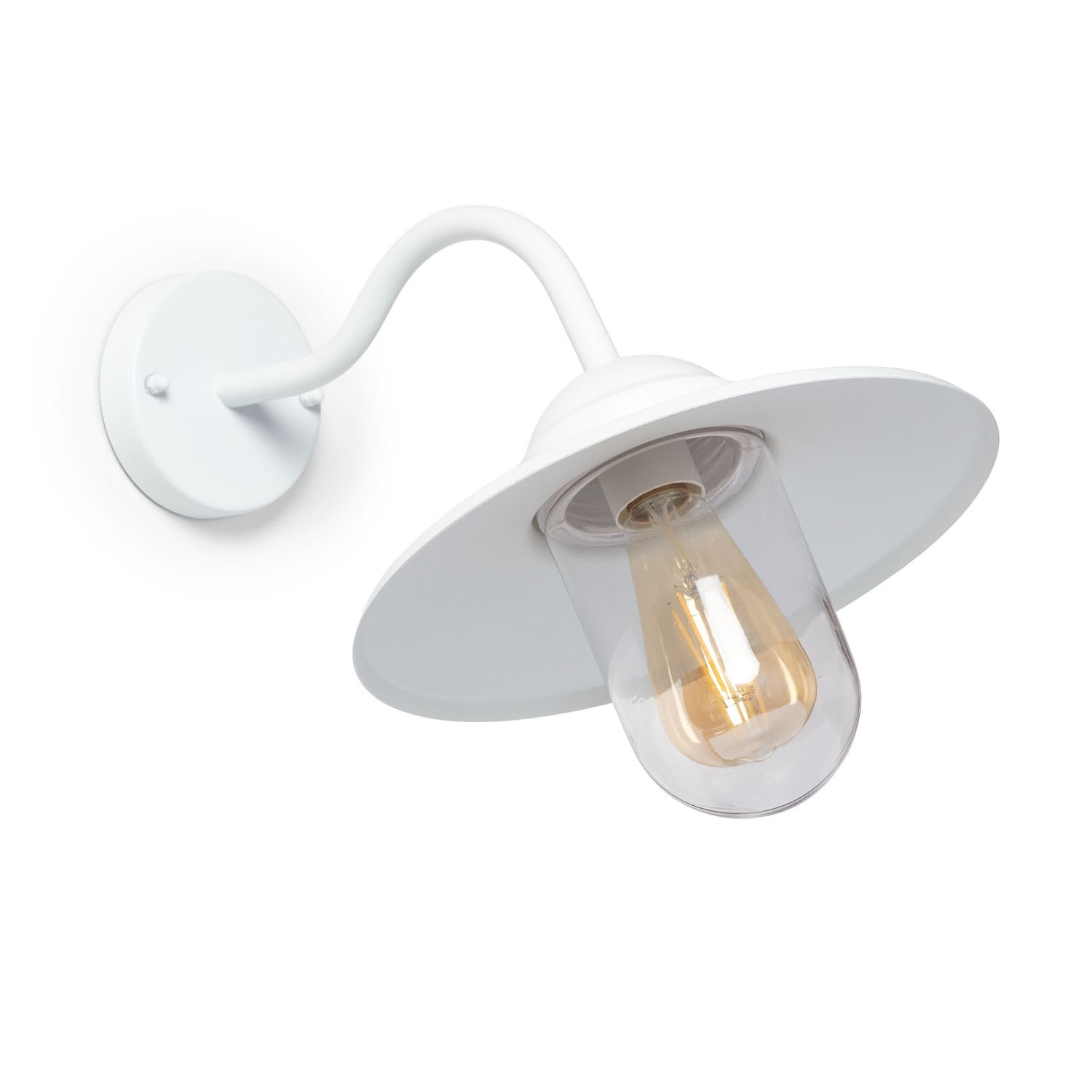 Lampe Murale Extérieure Aluminium Adaoua Blanc - 7