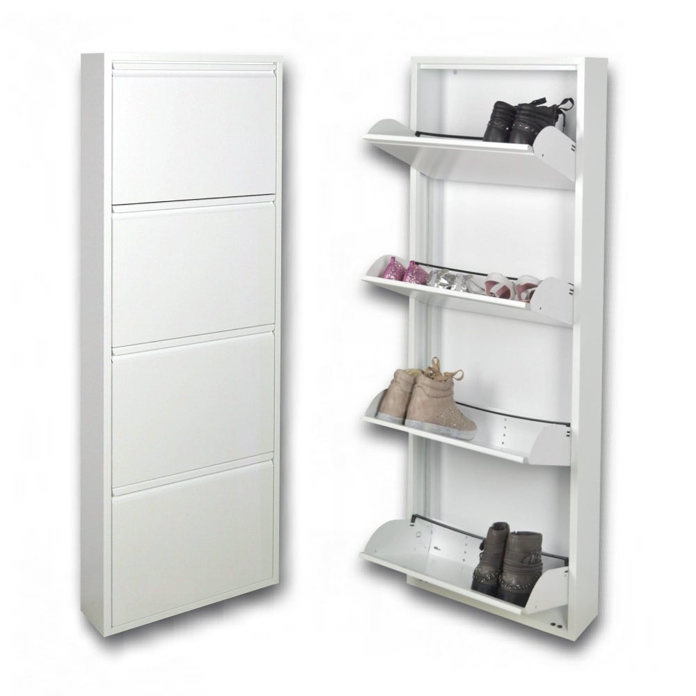 Scarpiera 10 Ripiani, Metallo, Fai da Te, Salvaspazio, Ingresso Soggiorno Camera Cucina, 45 x 30 x 174 cm, Nero | Leroy Merlin