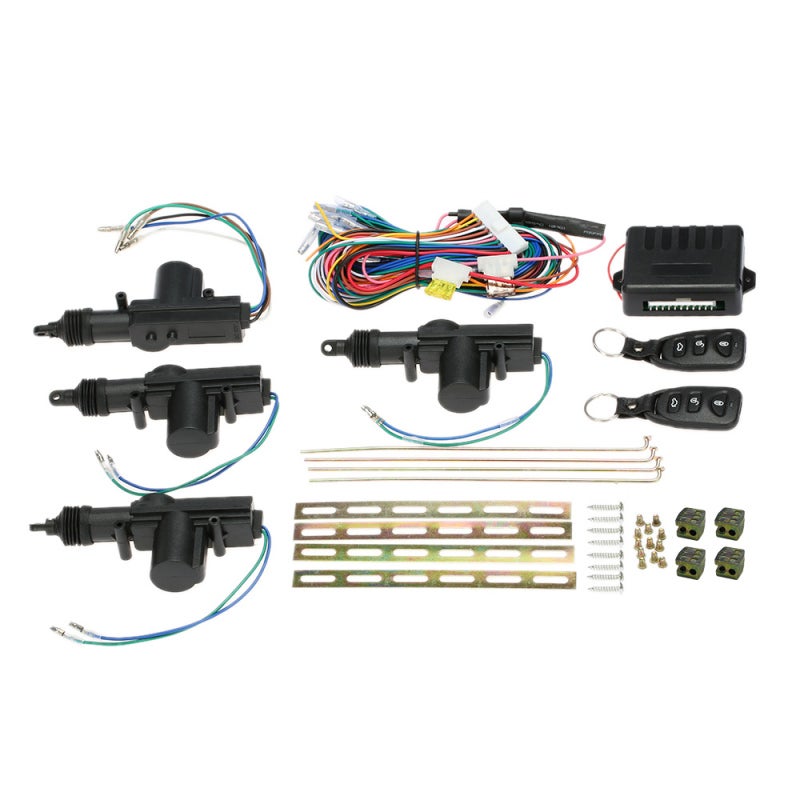 CAR PASSION Kit de verrouillage central de voiture universel - 2 télécommandes, ouverture de