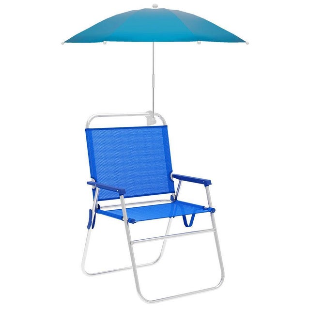 Sombrilla Accesorio portátil y plegable para sillas de playa y piscina, ideal para disfrutar al aire libre - Marbueno