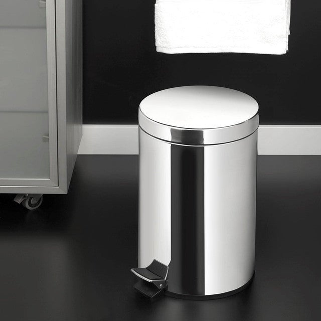 COSMIC Architect poubelle de salle de bain acier inoxydable brillant type d'installation autoportant (12L) - 3