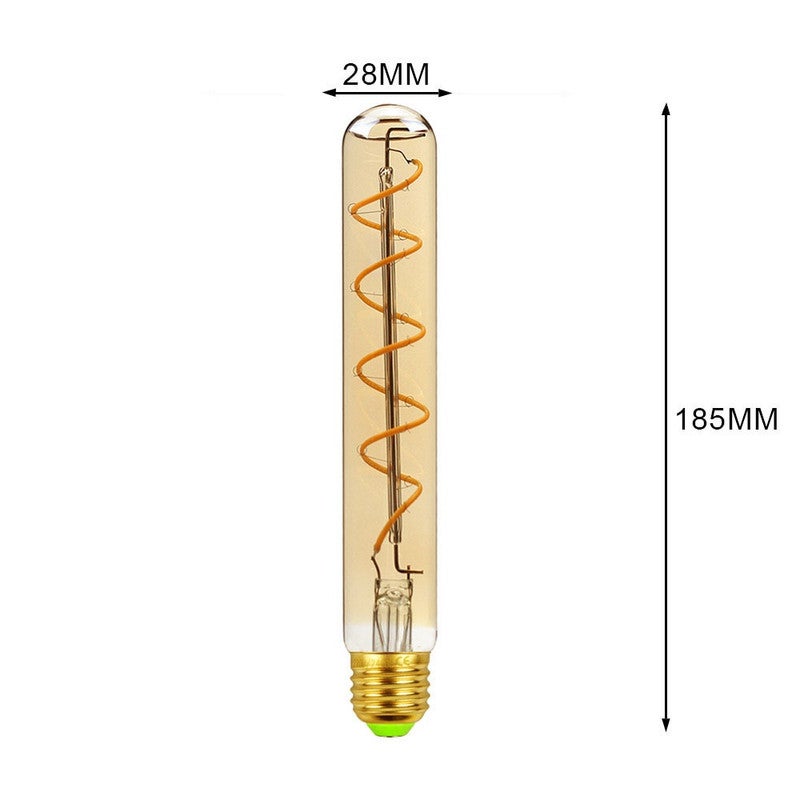 1 pièce Ampoule LED E27, or,T185,2300K blanc chaud 4 watts 110v | Leroy ...