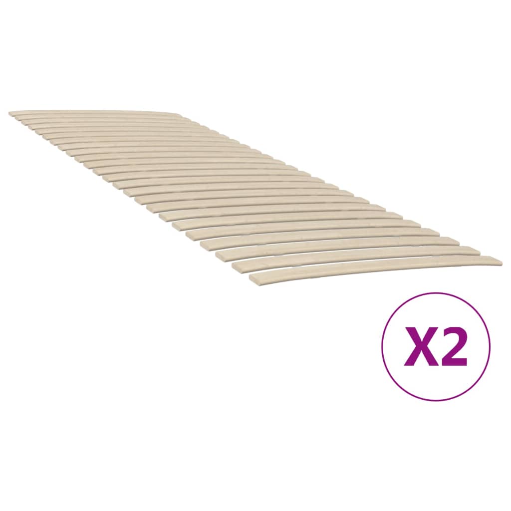 Maison exclusive - recambios de láminas de cama con 48 láminas (2 unidades, 80 x 200 cm)