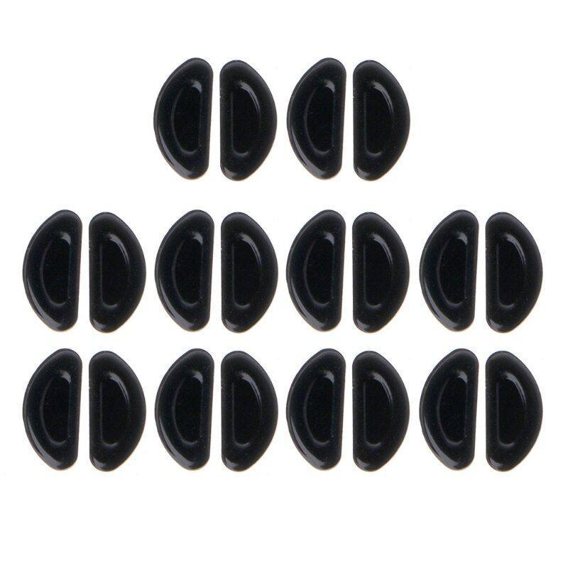 Naselli In Silicone Per Occhiali, 5 Paia, Morbidi E Antiscivolo, Adatti A Montature Varie, Misure 13x7 Mm