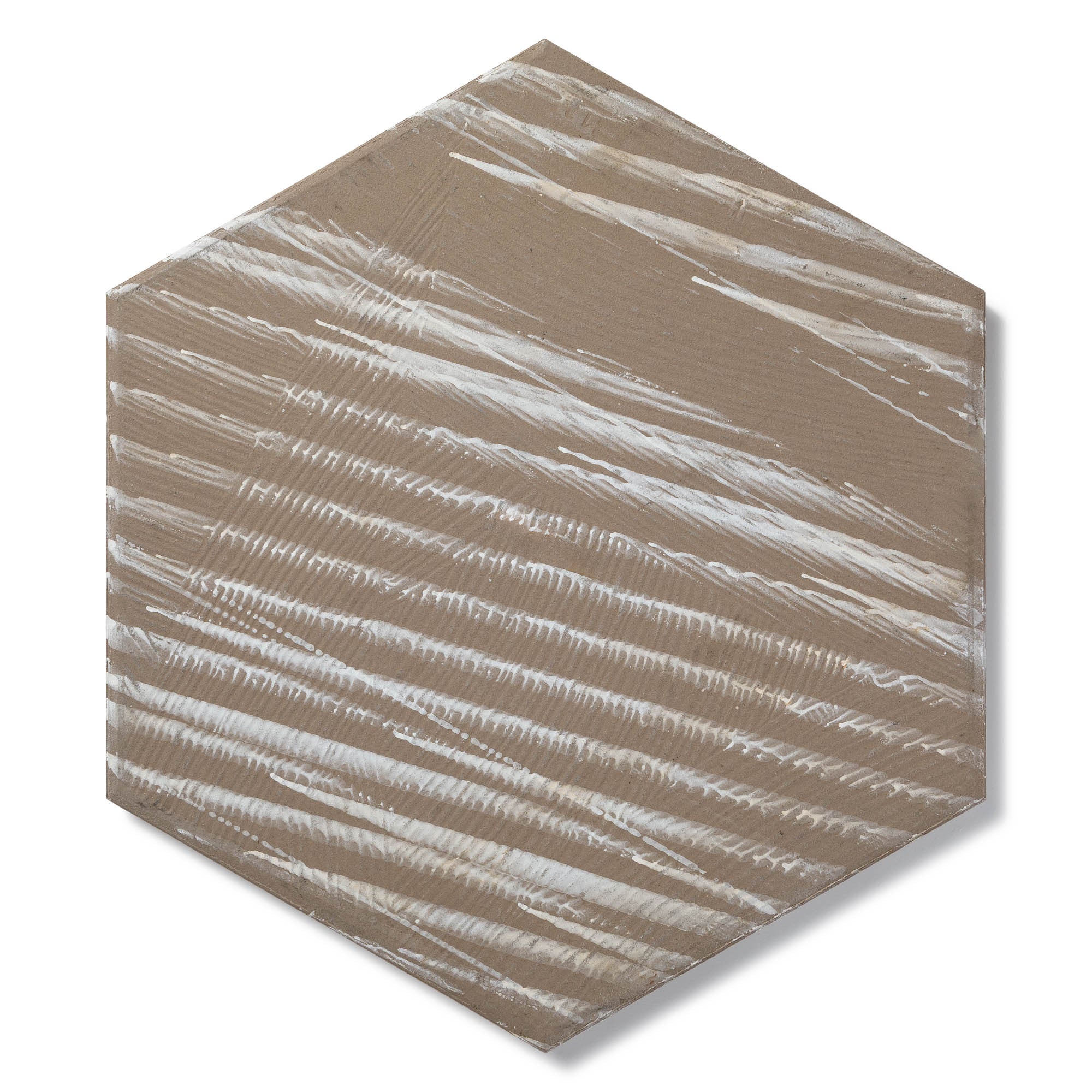 Pas japonais Hexagone Grès cérame effet Pierre Grise 60x52/60x2 cm (à l'unité) - RO'MA NATURE - 5