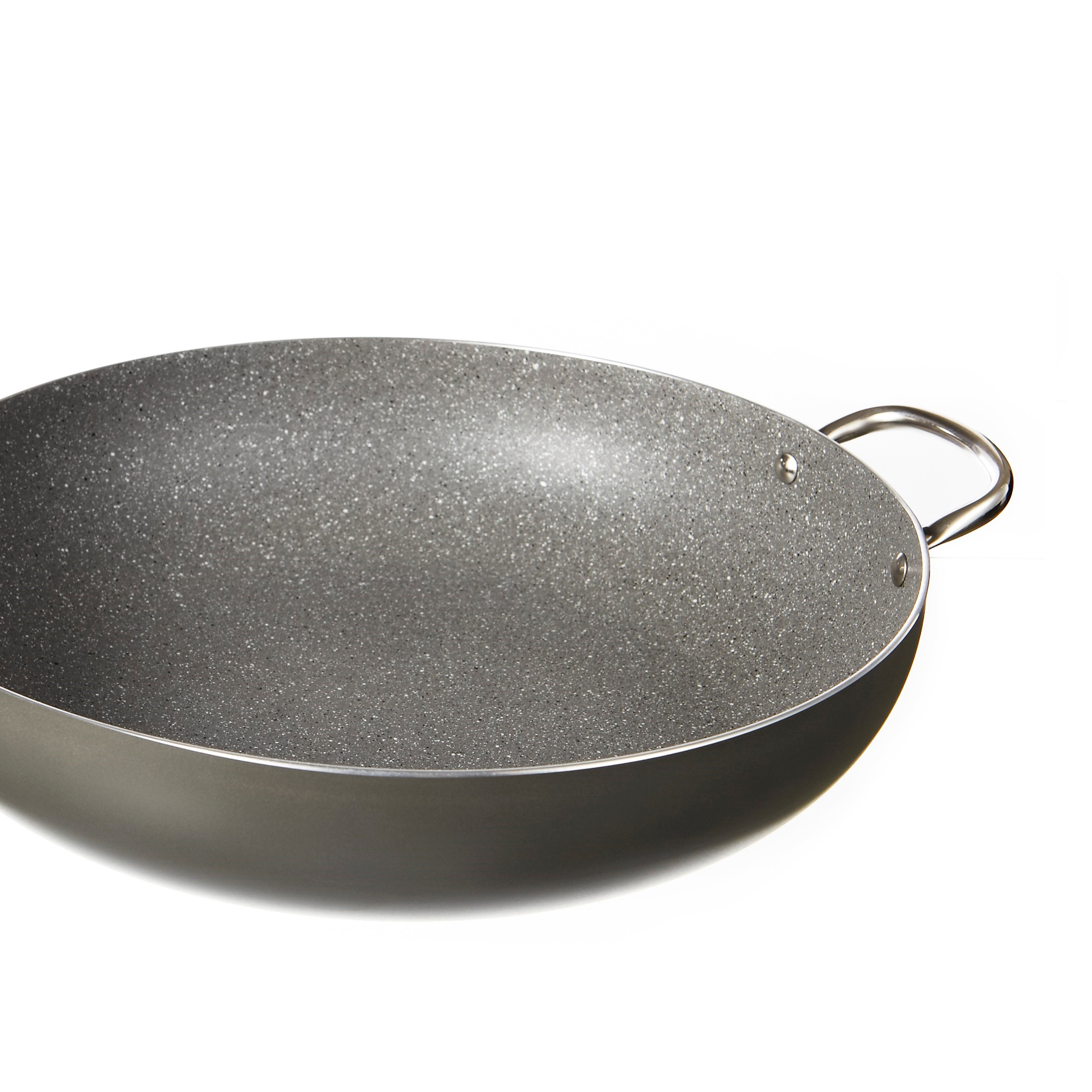 Tegame Granchef Antiaderente 26 Cm, Alluminio Pressofuso, Due Manici E Nero Elegante