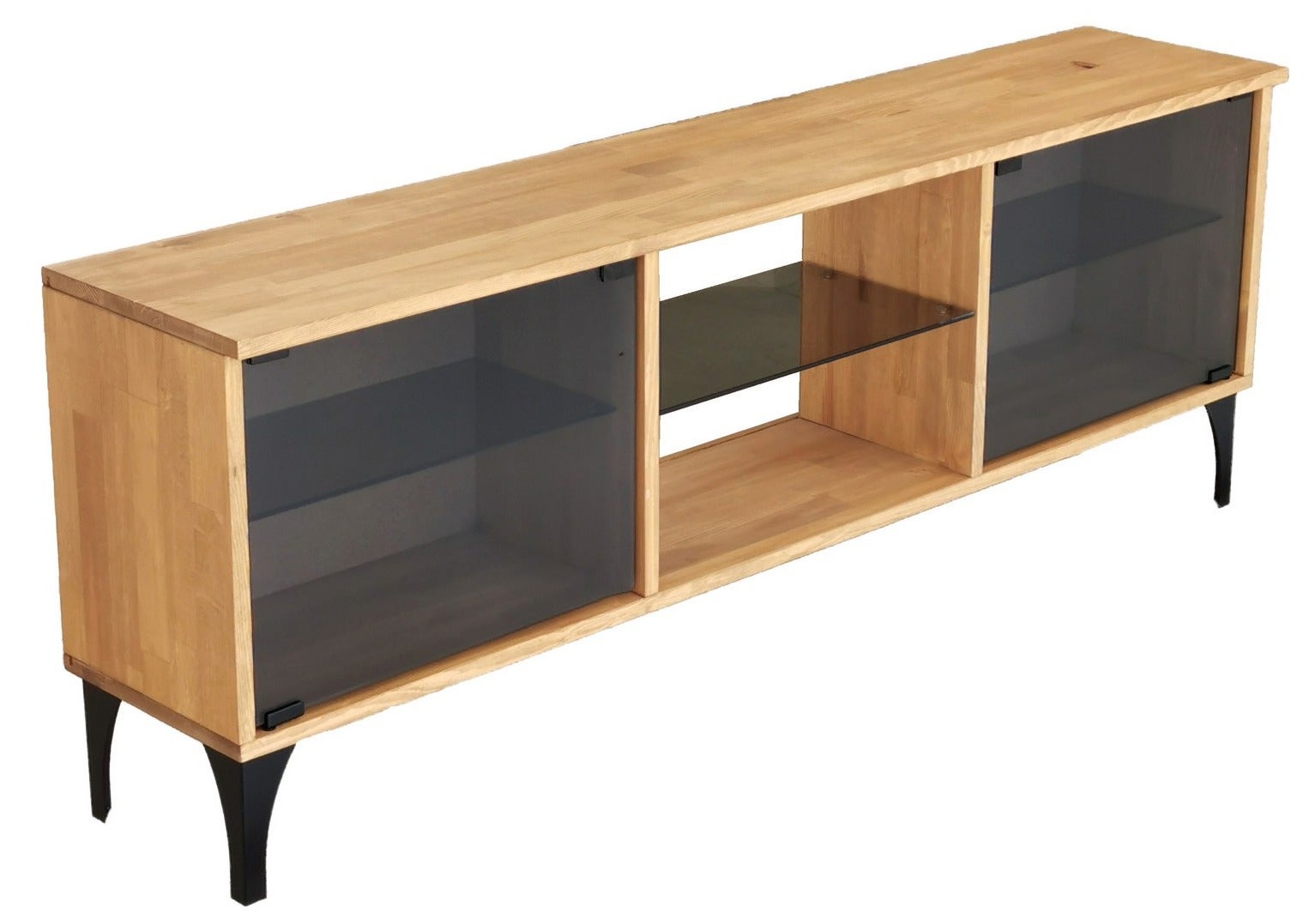 Set 3 Arches Décoratives En Bois Massif - Style Scandinave, Finition Vernis Mat, Pour étagère Ou Table
