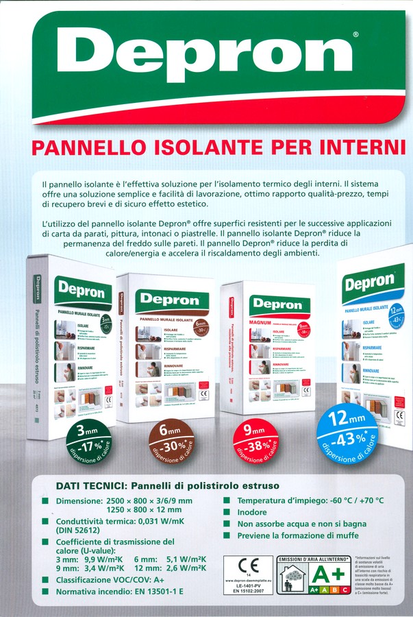 DEPRON SPES. MM.9 CONFEZIONE DA 10MQ