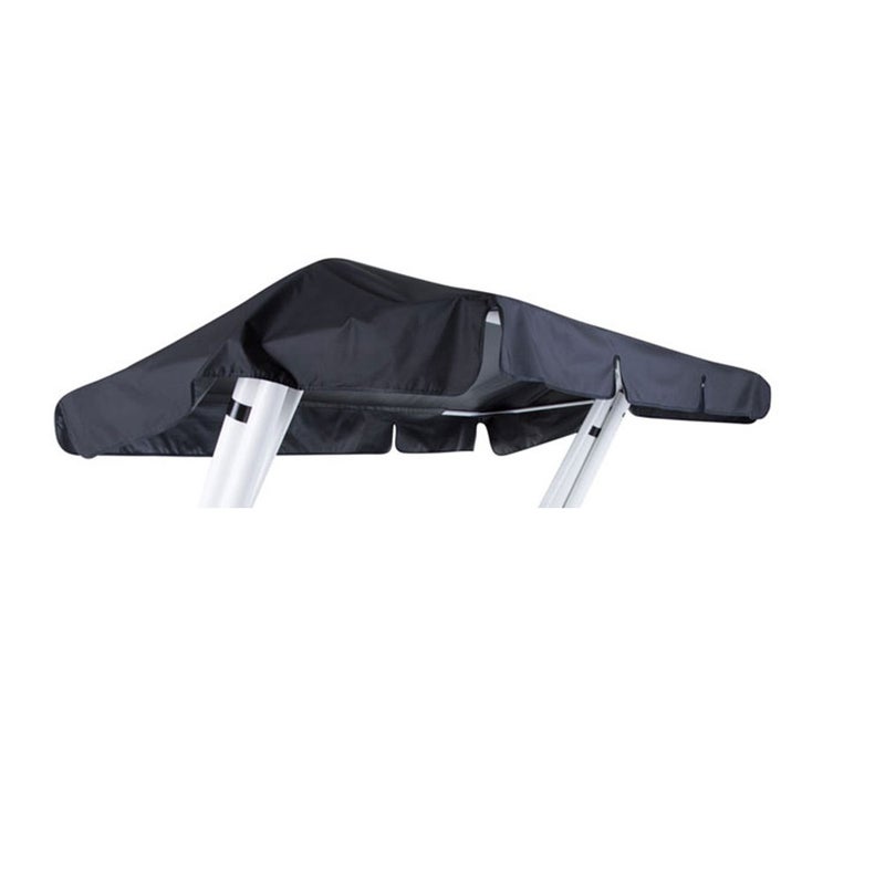 Daszek poliestrowy czarny do huśtawki ogrodowej Rimini/Venezia 228 × 126 cm PATIO