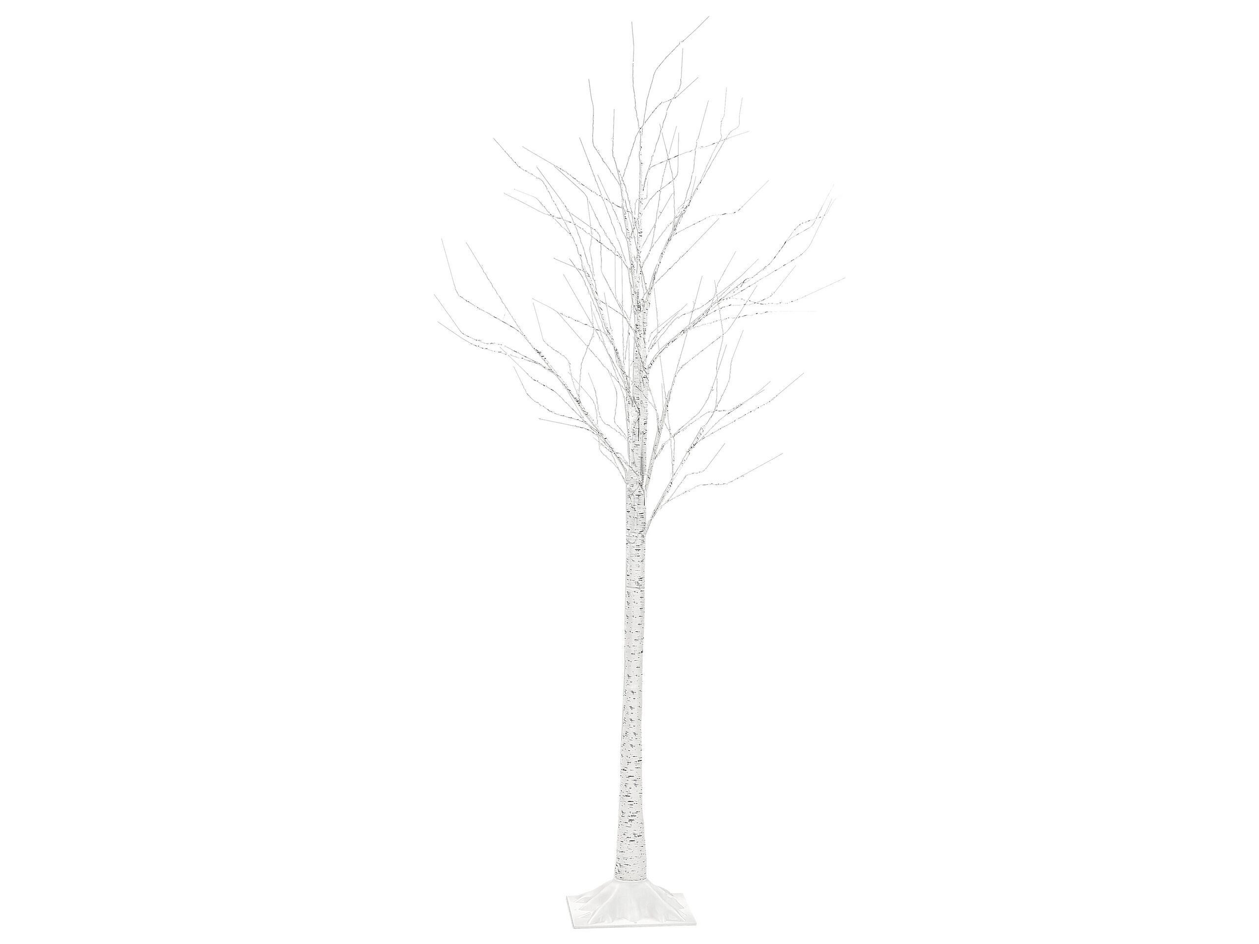 Albero di Natale LED metallo bianco 190 cm LAPPI - 4