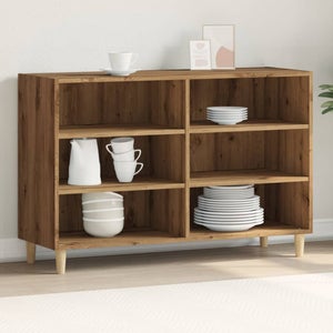 VidaXL Credenza con Cassetto Rovere Artigianale 80x34x76 cm Truciolato