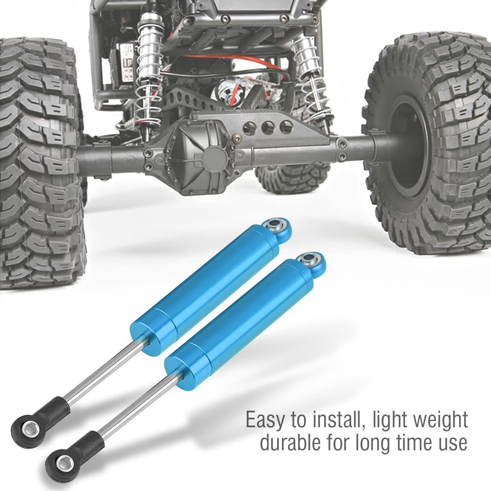 Ammortizzatore per auto RC, ammortizzatore in alluminio, assorbimento degli urti bilanciato per Axial Wraith AX90056 Crawler (AX31188B blu) - 7