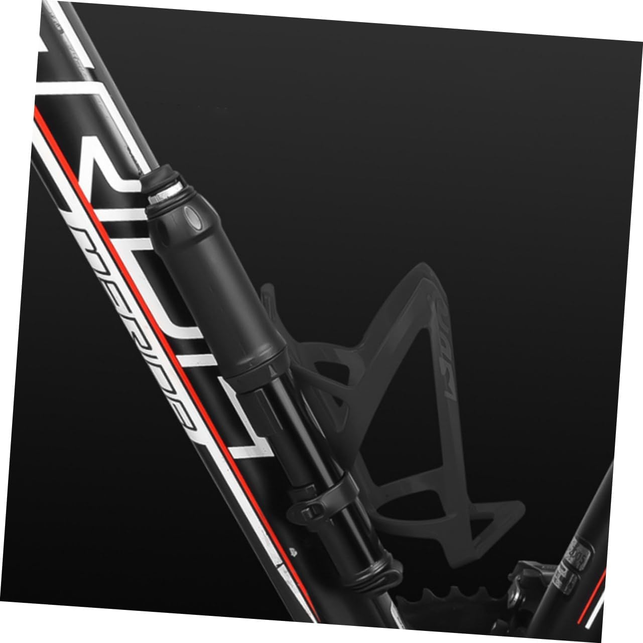 Mini pompka rowerowa, metalowa, ręczna pompka, ze stopu aluminium, czarna