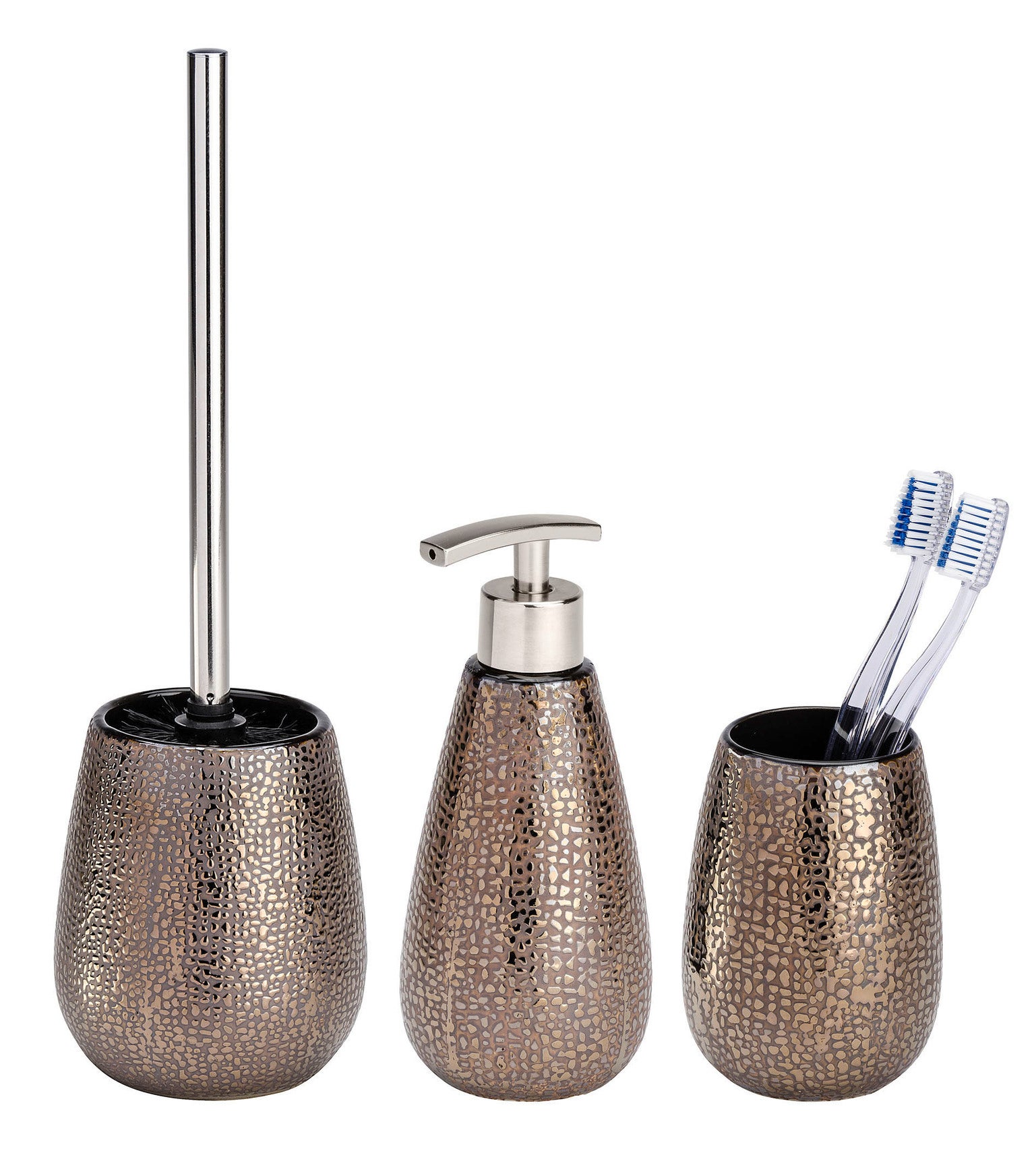 Ensemble d'accessoires de salle de bain - Lot de 6 pièces - Sunu Équipement