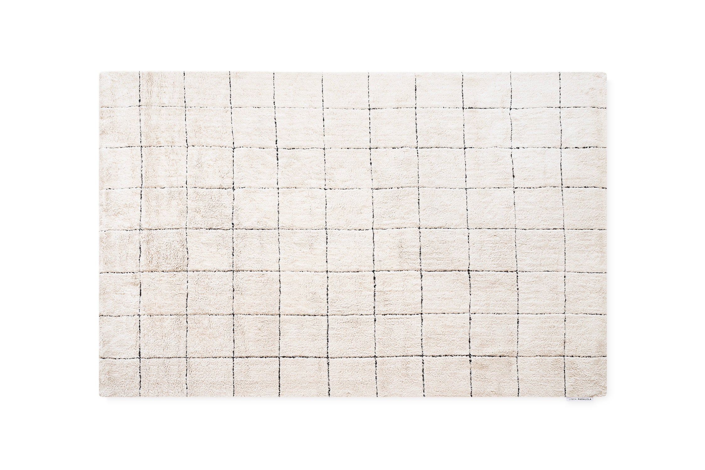 Dywan bawełniany Noa naturalny i czarny 160x220 cm | Ręcznie wykonany i stylowy