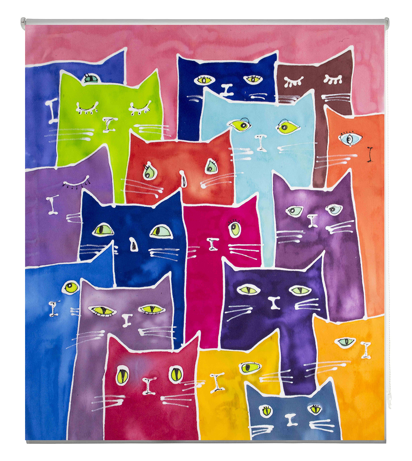 Estoralis | estores personalizados easyfix animales | 75 x 150 cm (ancho por alto) tamaño de tela 72 x 150 cm | modelo a-235 color unico