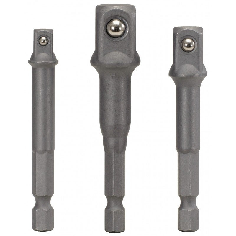 KS TOOLS Zestaw adapterów z napędem czworokątnym 1/4" 3-częściowy - 514.1105