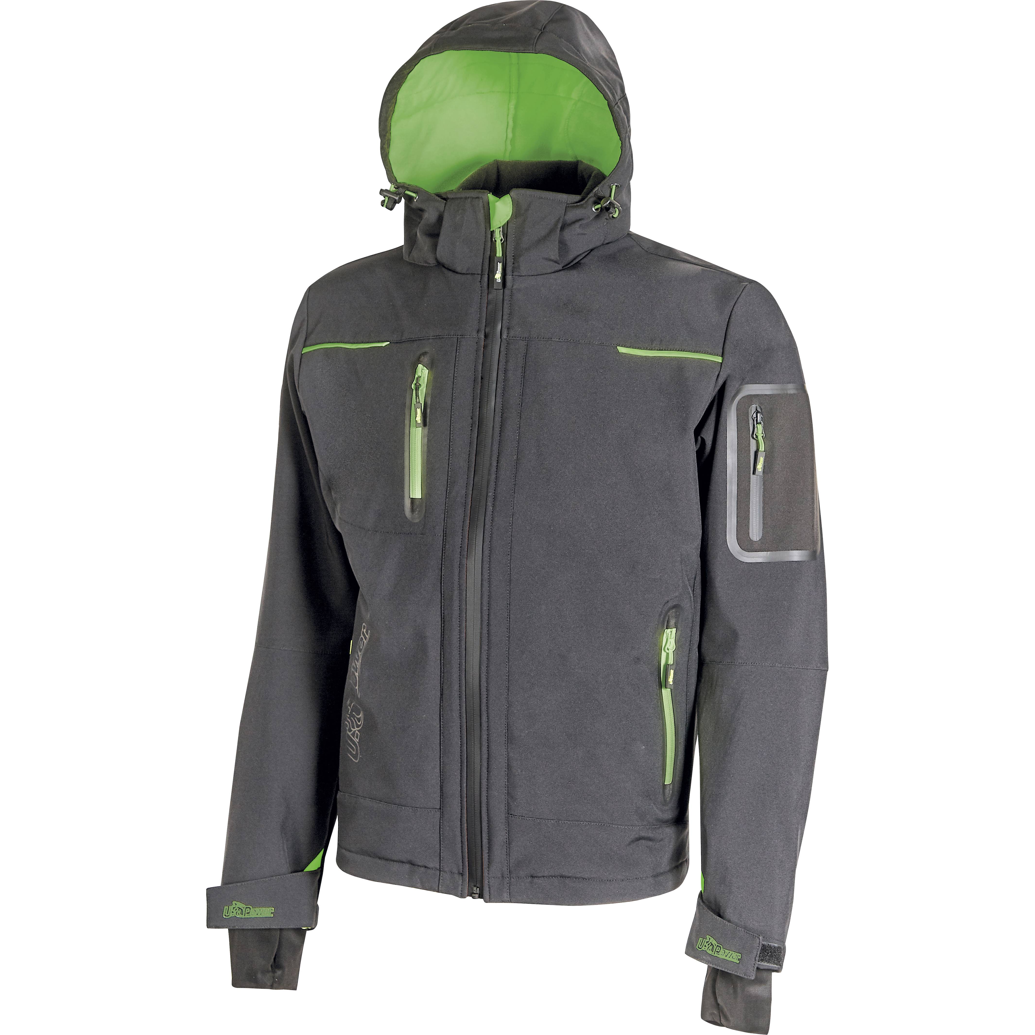 Veste Upower Gris Asphalte Vert L Space - 6