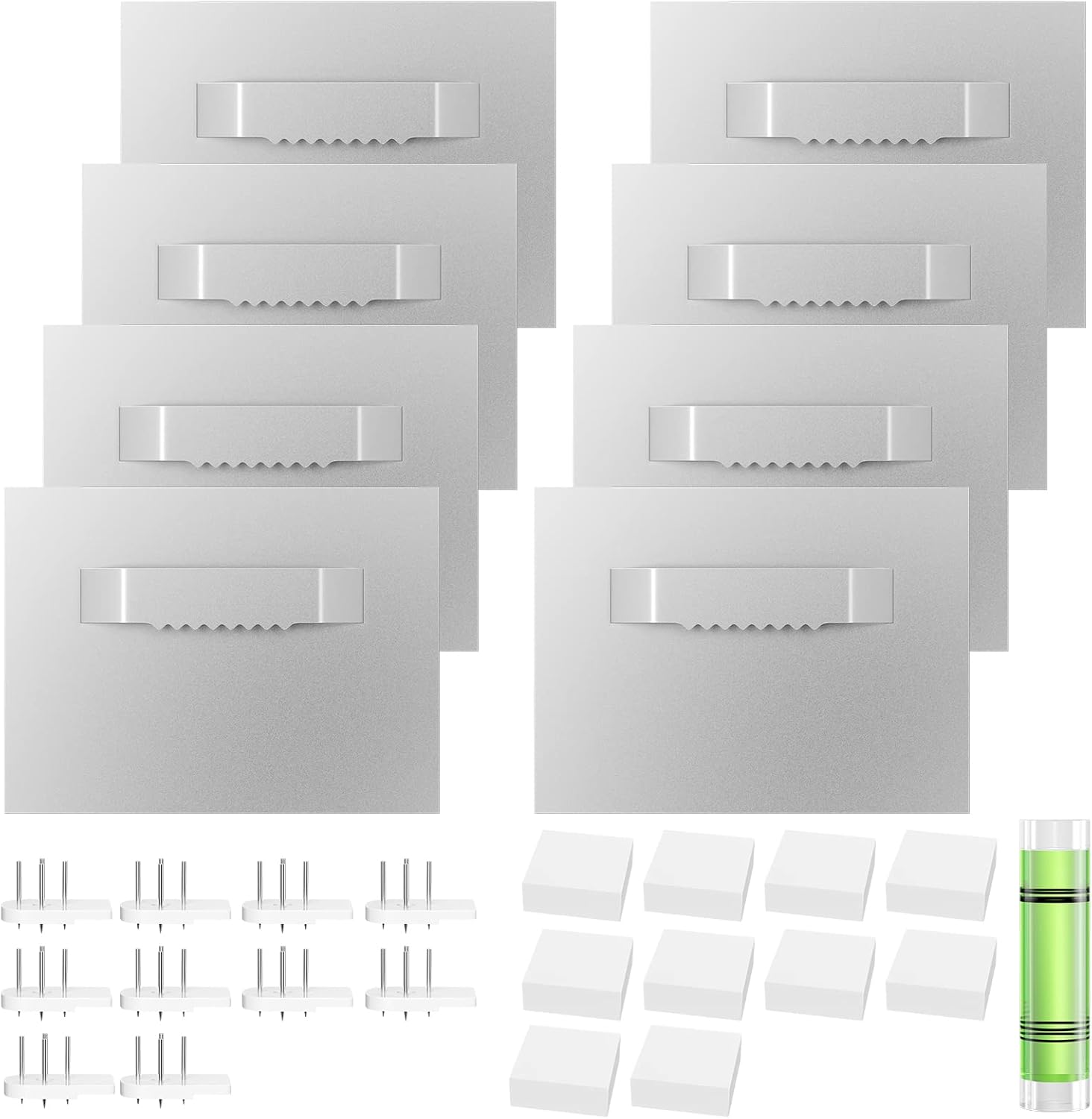 Fixation Murale Sans Percer Crochets Autocollants Sans Perçage - Lot De 6 Pour Accrocher Photos, Miroirs Et Tableaux Accroche Cadre Sans Percer