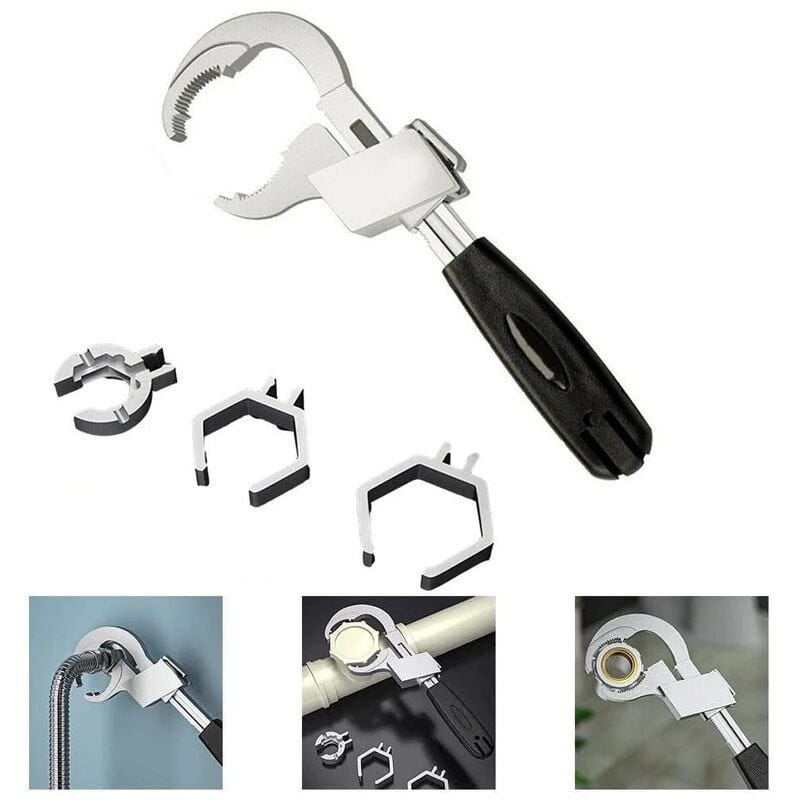 Chiave Per Rubinetto, Bussola Multifunzione, Utensile Manuale Per Idraulico, Dado Di Riparazione Lavello 87964327 Chiave Per Rubinetto, Bussola Multifunzione, Utensile Manuale Per Idraulico, Dado Di Riparazione Lavello 87964327