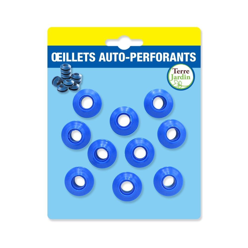 Oeillets auto perforants pour bâche - Lot de 10 - 2
