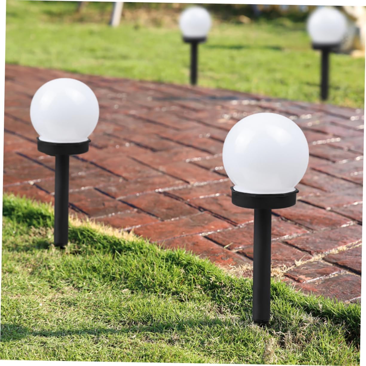 Luci Solari Da Giardino Con 8 Gigli LED | Confezione Da 2 | Decorazione Esterna Impermeabile IP65 Per Cortile, Patio E Prato - 3