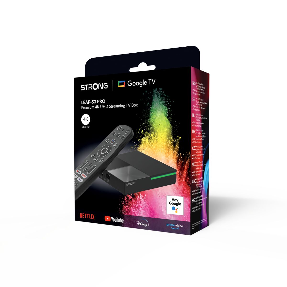 Strong LEAP-S3 PRO Google TV Box HDMI 4K Ultra HD Android Nero - 6