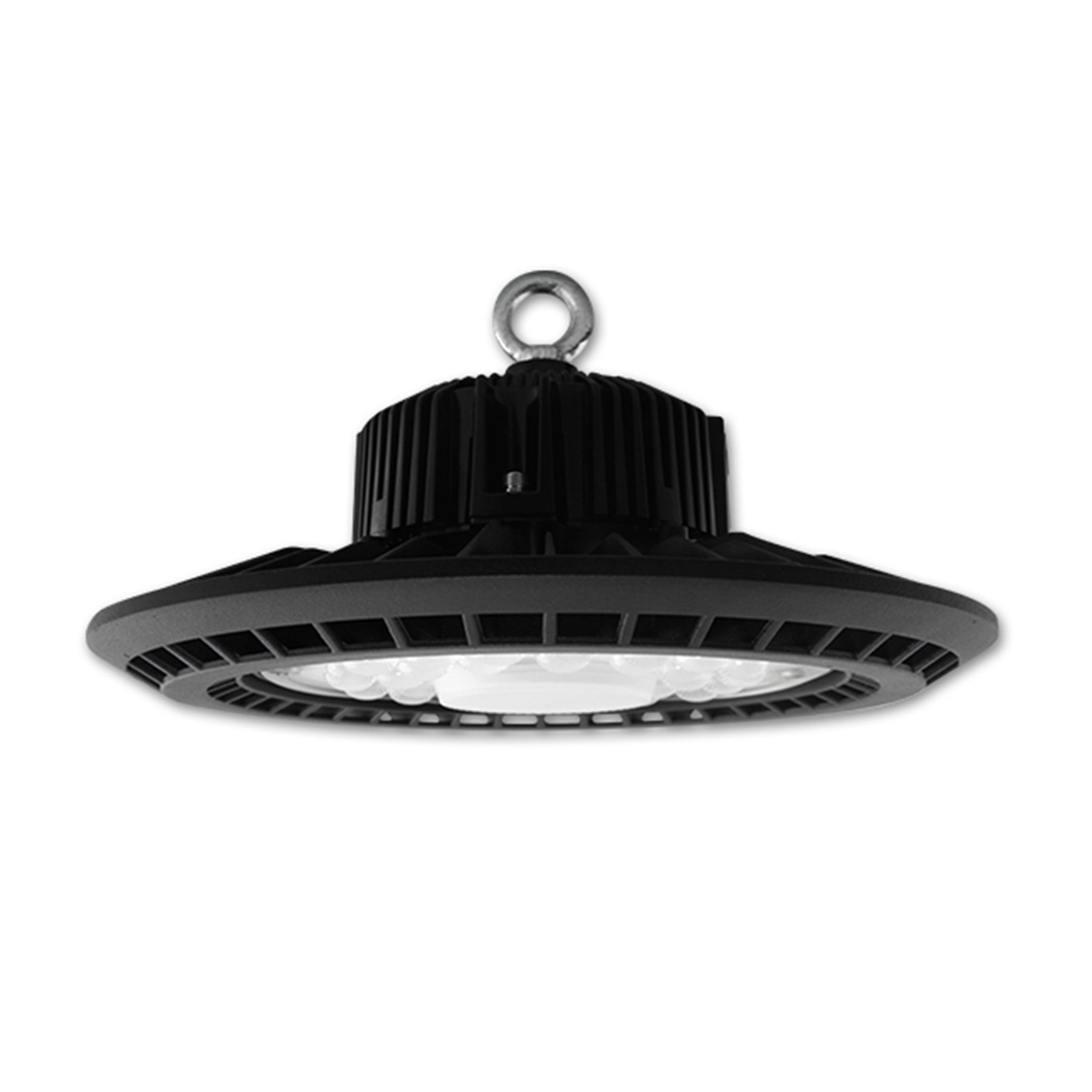 Lampa high bay LED ASp 200W 35cm IP65 IK08 5000K zimna biel ściemnianie Triac okrągła MasterLED