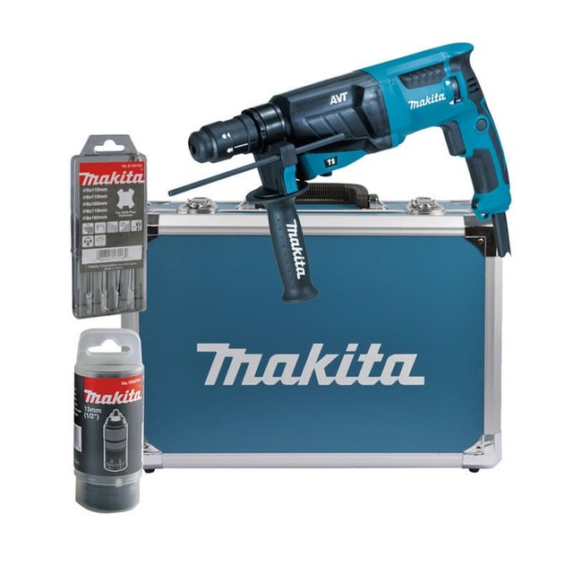 Perforateur burineur SDS-Pus 800W 2,4J en coffret - MAKITA HR2631FT13