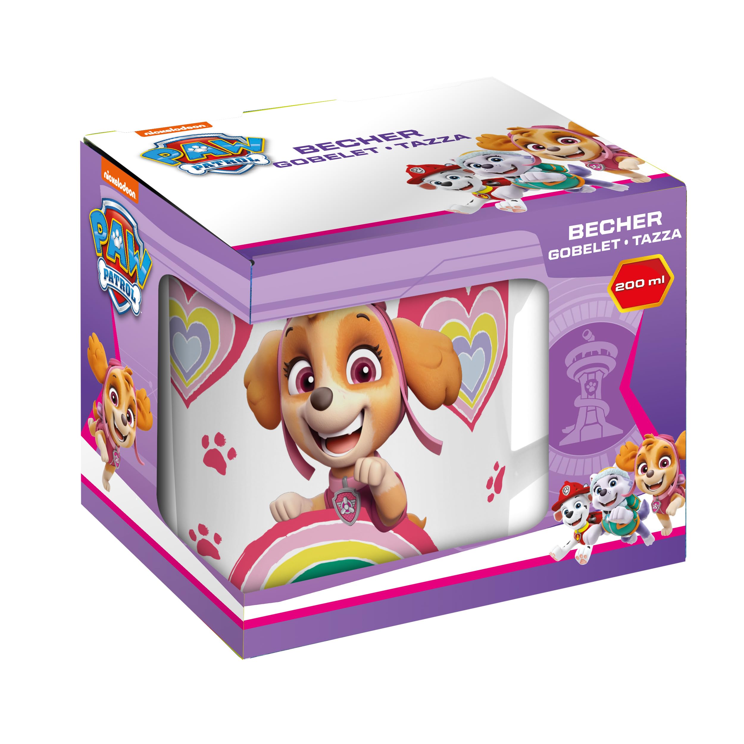 Bicchiere Paw Patrol Per Bambini - In Porcellana Da 200 Ml - Foto 3