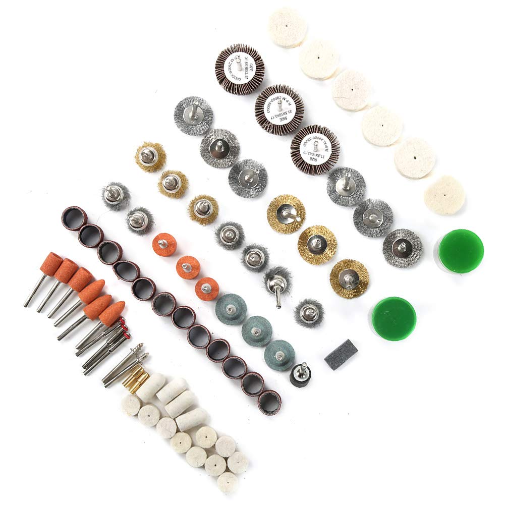 KIT COMPLET D'ACCESSOIRES pour outils rotatifs 40 pièces pour meulage et ponça EUR 10,76