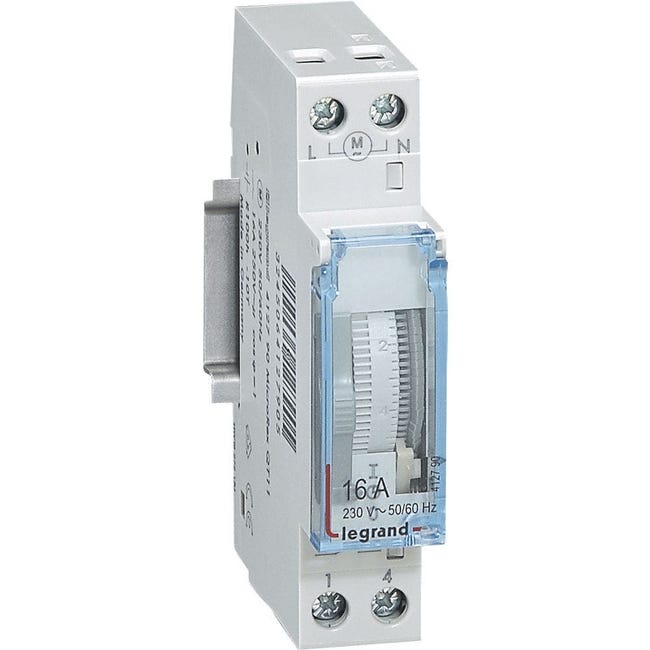 Legrand - Interrupteur horaire analogique programmable manuel jour ...