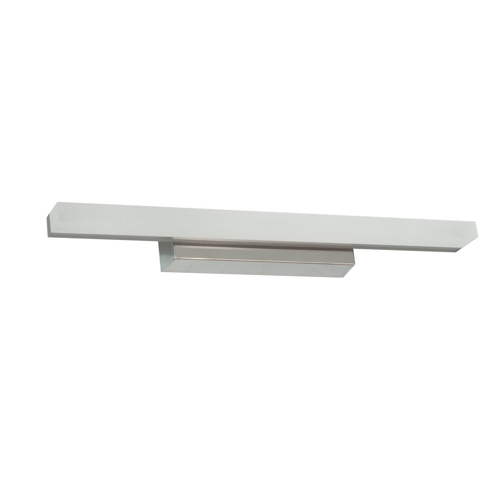 Applique murale LED 40 cm, blanc naturel 4000K, 9 W, chromée, IP44, style moderne, à placer au-dessus d'un meuble-lavabo (230 V). - 3