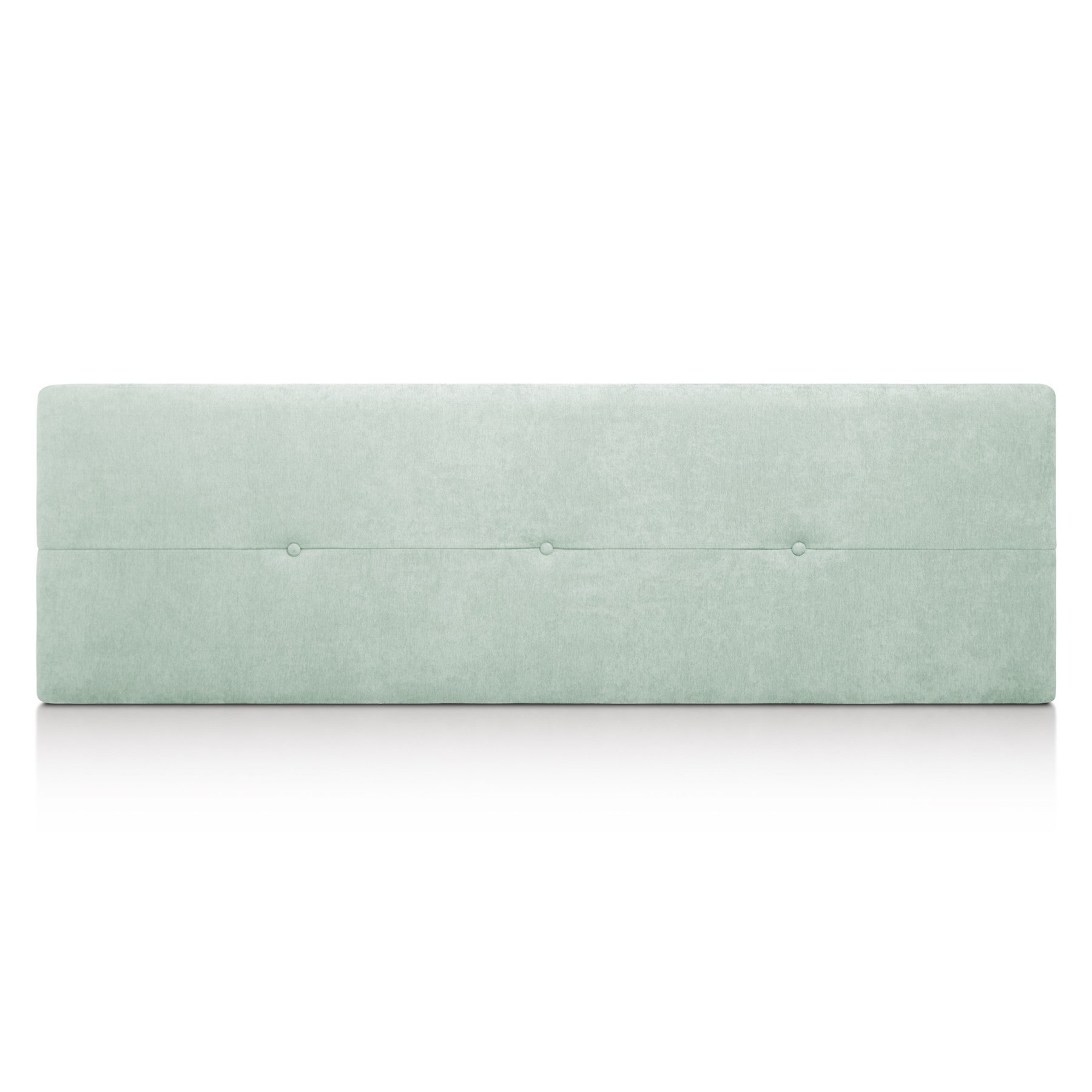 CABECERO JAZMÍN TELA Cabecero de cama tapizado para camas de 150 (160 x 50 cm) Tela Verde Agua - 2