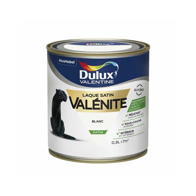 Laque Valénite - satin - 0,5L DULUX VALENTINE - Ton: Gris alpaga