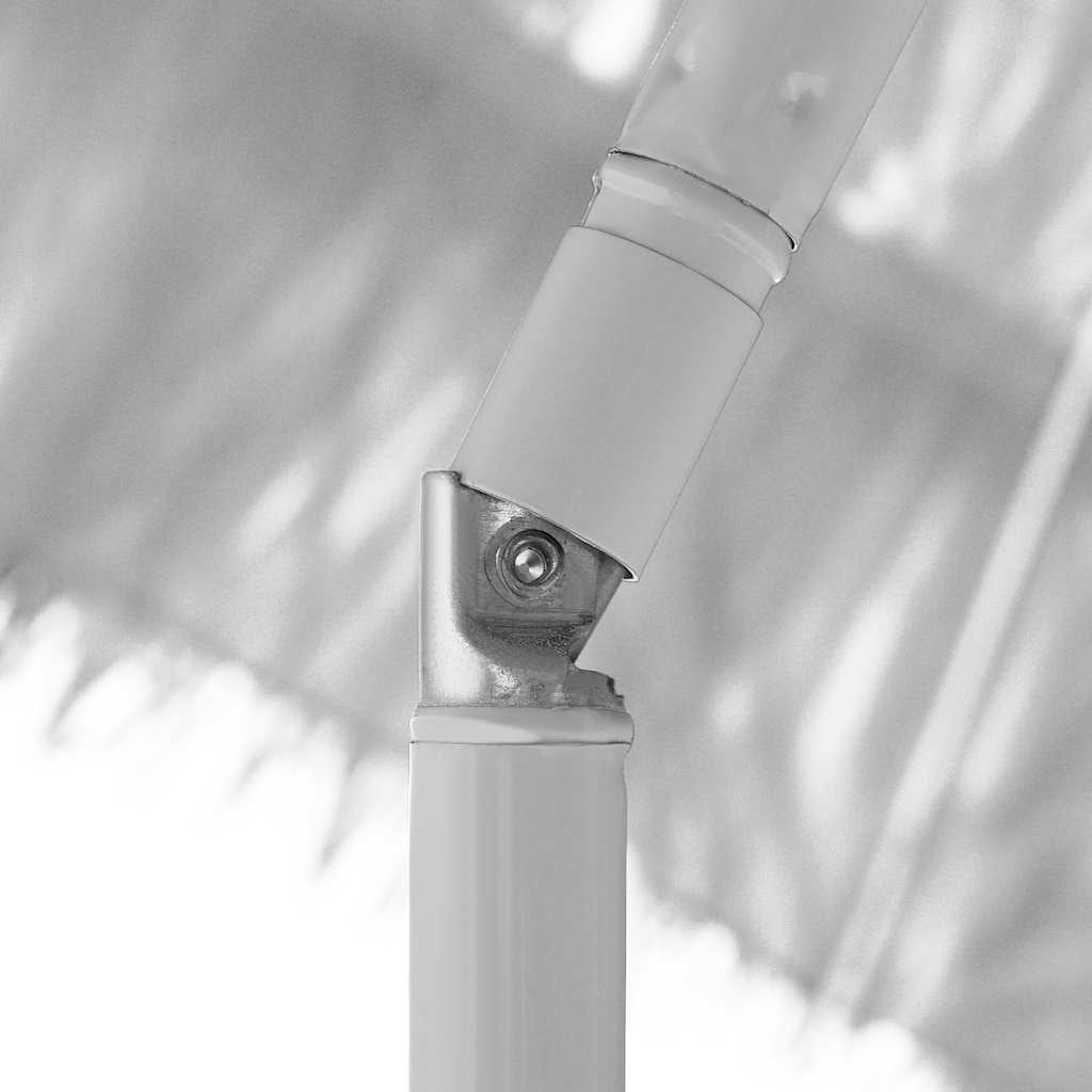 Maison Exclusive - Parasol de plage Hawaii blanc 240 cm - 7