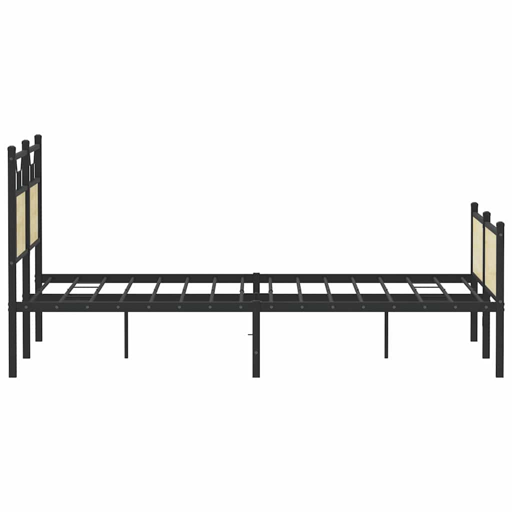 Cama de casal | Cama de adulto | Estrutura cama s/ colchão derivados de madeira carvalho sonoma CFW361908 - 7
