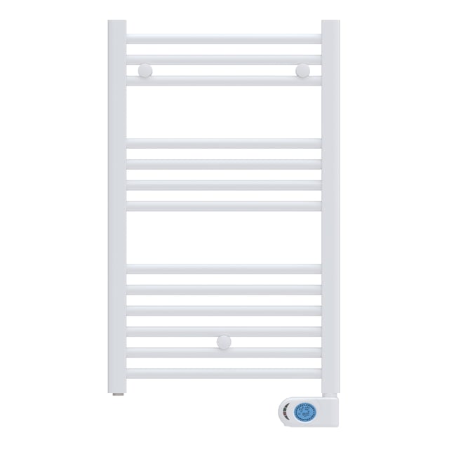 Fácula - Radiatore Scaldasalviette Elettrico Fluido Bianco Programmabile 400w | Boost 2h | Finestre aperte