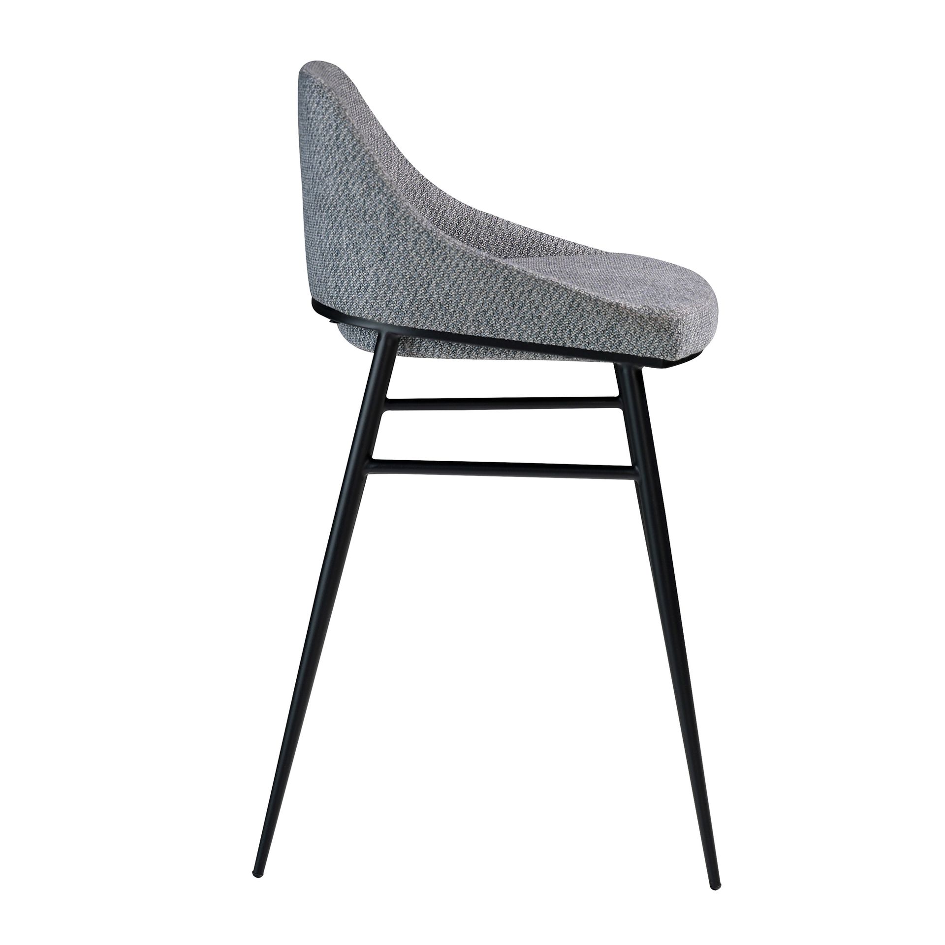 Taburete tela gris 49 x 53 x 90 - 6