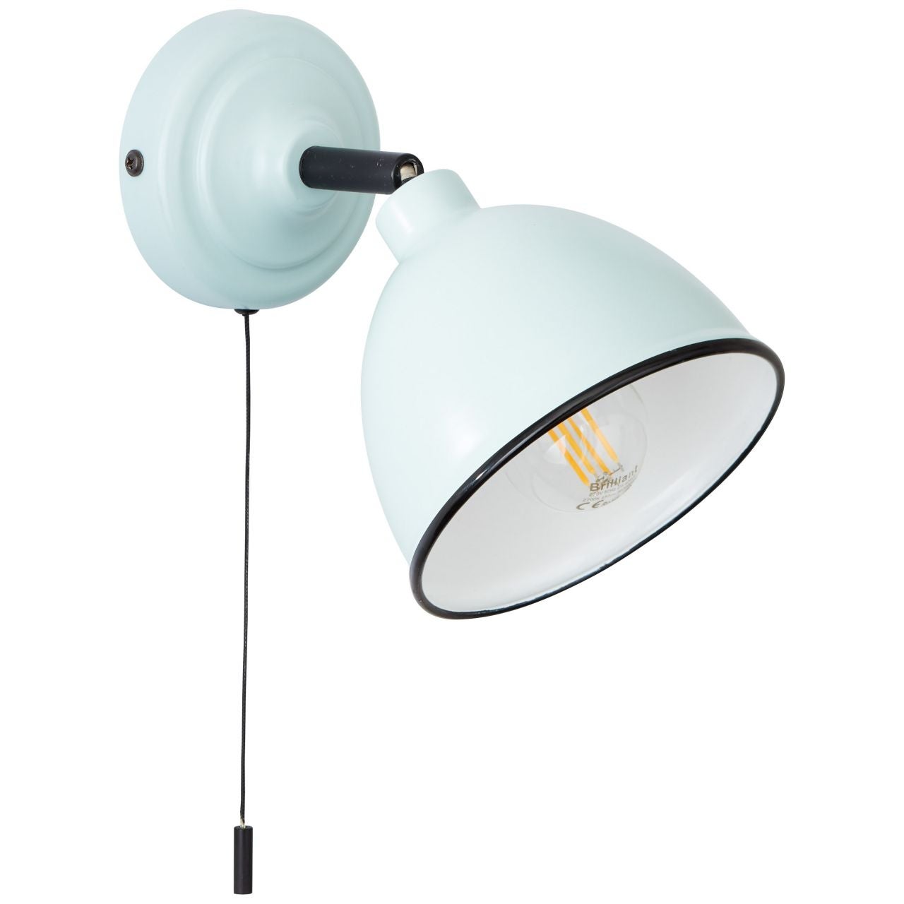 Lampa BRILLIANT, 1-płomienna lampa podłogowa Tosh antyczne drewno / czarny korund, 1x A60, E27, 40W, drewno ze zrównoważonego leśnictwa (FSC) - 4