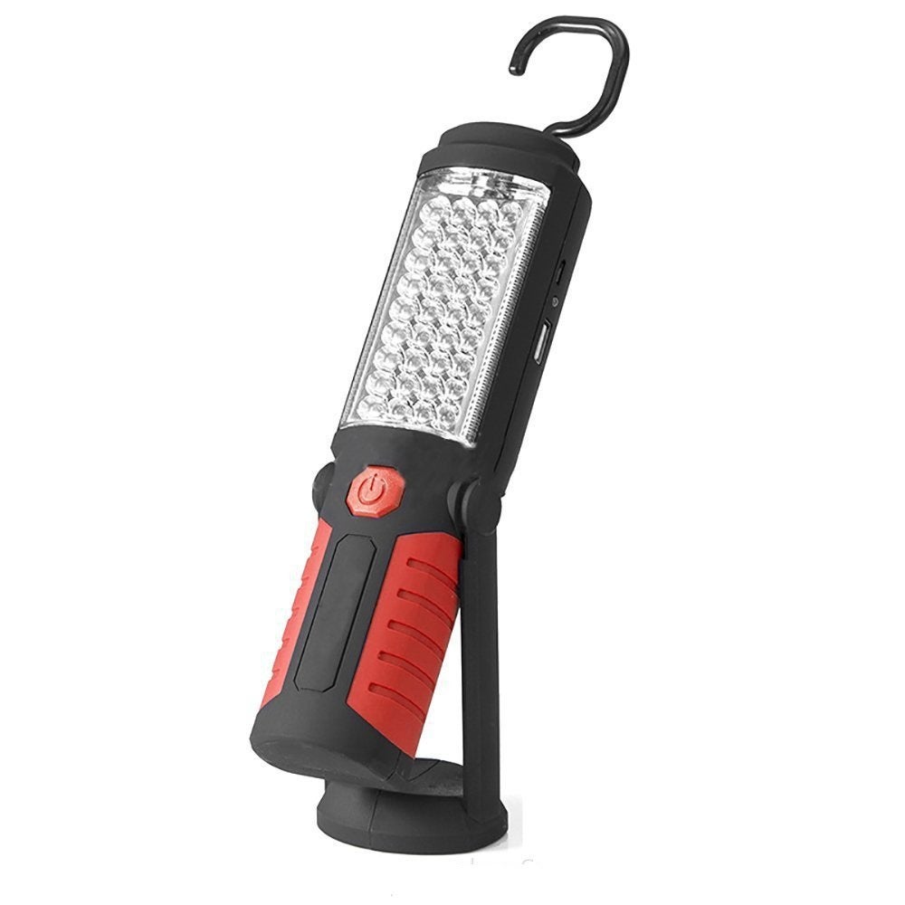 Latarka, Mocna Latarka Robocza Akumulatorowa, Lampa Warsztatowa LED z Podstawą Magnetyczną, Latarka do Samochodu, na Kemping i do Sytuacji Awaryjnych