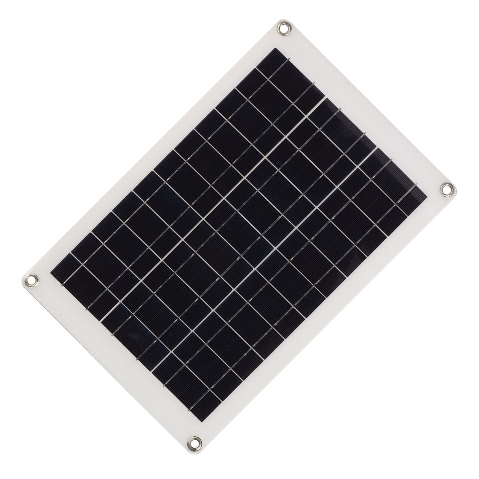 Kit pannello solare policristallino da 20 W Pannello di ricarica efficiente con doppia interfaccia USB per uso esterno - 2